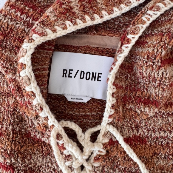 RE/DONE 90s Baja Space-Dye Knitted Hoodie - Picture 5 of 5